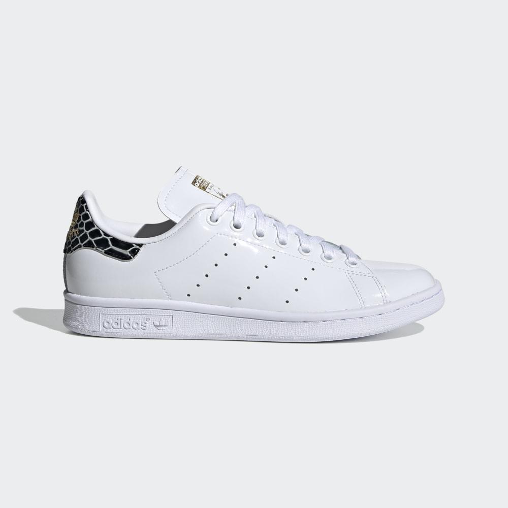Originals Adidas Stan Smith Dama Romania - Albi/Negrii/Aurii Metal FV3422